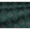 thumbnail image 5 of oneOone Viscose Jersey Fabric Paisley Block Printed Fabric 1 Yard 60 Inch Wide, 5 of 5