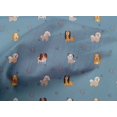 thumbnail image 4 of oneOone Tissu en Coton Cambric Imprimé Herbe & Chiots BTY 56 Pouces de Large, 4 of 4