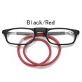 thumbnail image 1 of Reading Glasses High-grade Tr Magnetic Absorption Hanging Neck Funky Readers Glasses 1.5 Red, 1 of 4