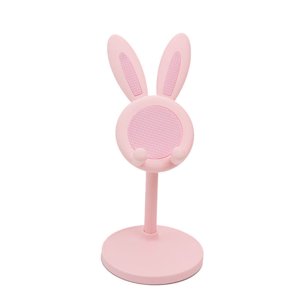 TopLLC Cute Rabbit Mobile Phone Stand Angle Height Adjustable Desk Phone Stand Kawaii Phone Stand Desk Accessories on Clearance