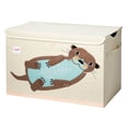 thumbnail image 1 of 3 Sprouts Collapsible Toy Chest Storage Bin for Kids Playroom, Otter, 1 of 8