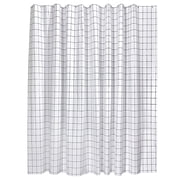 71x71IN Grid Shower Curtain Liner Bathroom Shower Curtain Set Fabric Heavy Cloth Shower Curtains Premium Flexible Sturdy Shower Curtain Waterproof Plastic for Tub and Shower, Home Decor Accessories