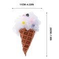 thumbnail image 3 of TopLLC Bath Loofah Sponge, Cute Ice Cream Design Body Scrubber with Hanging Rope, Flexible Fine Mesh Exfoliating Shower Pouf Deep Cleaning Body Wash Puff Bathing Accessories for Kid Men and Women, 3 of 9