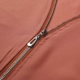 thumbnail image 4 of Kcodviy Bouton Femmes Dames Vêtements Chemise à Manches Longues Boutonnée Femmes Chemise Ample Chiffon Fermeture Éclair Chemise Chiffon Boutonnée Manches Longues Grande Taille Lin Blouse Ample Hauts, 4 of 5