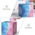 thumbnail image 3 of OULII 1 Set Voting Box Assorted Color Paper Gender Reveal Party Supplies Baby Shower Celebration, 3 of 8