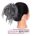thumbnail image 2 of Pièce de Cheveux Chignon Désordonné Tousled Updo Élastique en Fibres Synthétiques Extension de Queue de Cheval, 2 of 7
