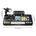 thumbnail image 4 of Table de Mixage DJ pour Enfants de 3 4 5 6 7 8 Ans Jouets Musicaux avec Touches de Piano Plateau Tournant DJ Jeux de Réaction Musicale Instruments de Musique Bluetooth pour Enfants, 4 of 4