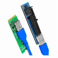 thumbnail image 2 of PCB NVMe M.2 to PCIe X4 Riser Extender Card, PCI-Express X4 Slot Adapter, 0.6m Cable for  Motherboards, 2 of 5
