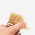 thumbnail image 4 of 2 Pcs 3 Inch 75mm Long Wood Handle Metal Ferrule Bent Paint Brush Radiator Brush Beige, 4 of 4