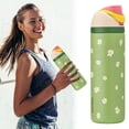 thumbnail image 2 of Owala Darling Daisy FreeSip Bouteille d'Eau - 32oz Vert Floral, 2 of 8