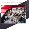 thumbnail image 2 of Decodeary Casquette Polyvalente en Caoutchouc Durable pour Moto pour Accessoire Rouge 1Set, 2 of 6