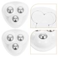 thumbnail image 3 of 8pcs Adhesive Bin Slider Stainless Steel Paste Universal Wheel Stick On Wheel Universal Wheel Self Adhesive Caster Wheel, 3 of 9