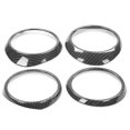 thumbnail image 2 of Fydun Central Control Air Vent Outlet Rings Frame Trim  Fit For Tacoma 2016-2020  Carbon Fiber Style Decoration  Air Vent Outlet Cover, 2 of 8