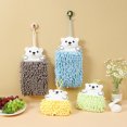 thumbnail image 1 of YAOMOBB Animal Design Hand Towel Cartoon Design Hand Towel Quick Dry Hanging Wipe Towel Reusable Cleaning Home Kitchen Bathroom, 1 of 6