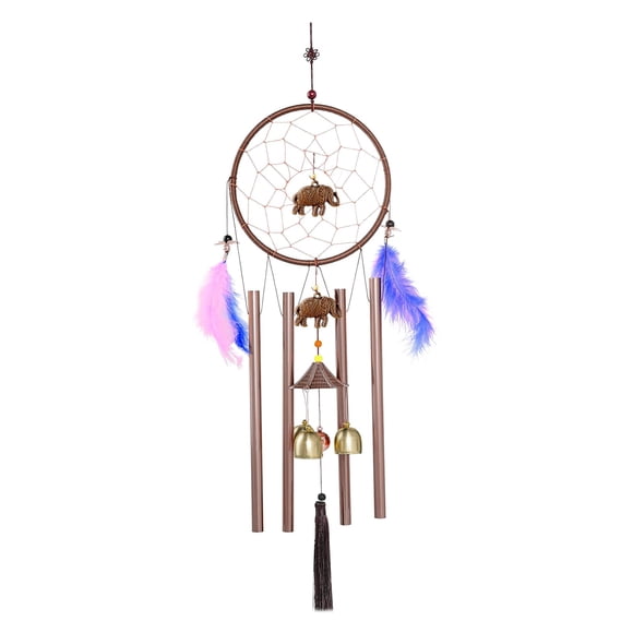 TIELUTT Heart Dream-catcher Wind Chimes Garden for Friendship Wind Chimes Wind Chimes Deep Tone Outdoor Pretty Wind Chimes for outside Father Passing Memorial Metal Wind Chimes for outside