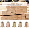 thumbnail image 1 of 50pcs M6 Zinc Alloy Inside Hex Socket Insert Nuts With Flange Cover For Wood Furniture9 Types, 1 of 8