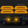 thumbnail image 3 of 4PCS/Set Car Door Stickers Warning Mark Reflective open reflective Tape Auto Exterior Accessories Open Sign Safety Reflective Strip, 3 of 7