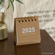 5Pcs 2026 Mini Desk Calendar, Fufafayo 2026 Mini Desk Calendar, Unprinted Wind Calendar Punch Card Countdown Planner, Desktop Organizer for Office Home Study, Small Ornaments for Planning Scheduling