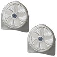 thumbnail image 1 of Lasko Ventilateur Pivotant Cyclone de 20 Pouces Monté au Sol Ou au Mur, Blanc (Lot de 2), 1 of 6