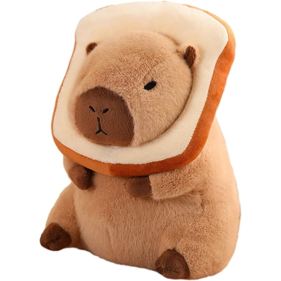 Cute Capybara Stuffed Animal Plush Capybara Doll Cartoon Plush Animal Home Decor Capybara Plush Toy for Kids Gifts Teens, Bread