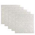 thumbnail image 1 of Great Lakes Tin Ludington Matte White 2ft x 2ft Lay In Ceiling Tiles (5 Pack), 1 of 6