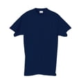 thumbnail image 4 of Hanes Mens 5.2 oz HEAVYWEIGHT Short Sleeve T-shirt, M, Navy, 4 of 4