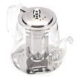 thumbnail image 1 of outdoorline Théière en Verre Borosilicaté Transparent 1200 ml avec Infuseur pour Résidus de Thé, 1 of 9