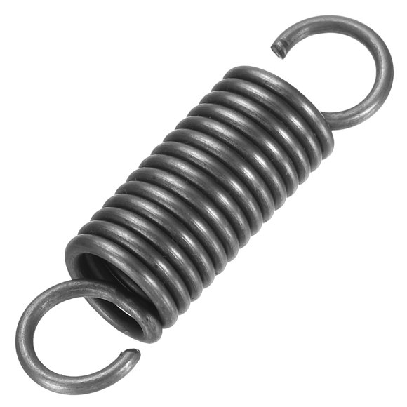 Uxcell Extension Spring, 1pcs Wire Diameter 0.1", OD 0.7", Free Length 2.8" Spring Steel Dual Hook Tension Springs, Grey