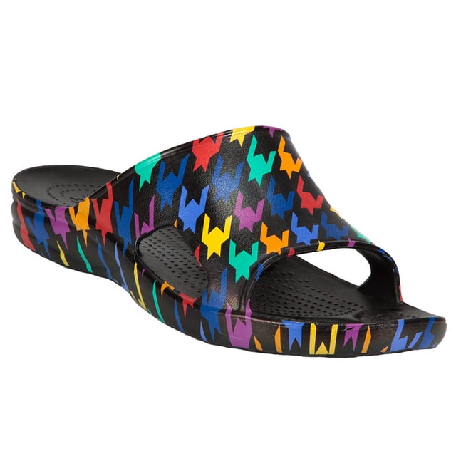 Sandales à Enfiler Loudmouth pour Hommes Razzle Dazzle Noires Taille 11