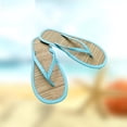 thumbnail image 2 of Kcodviy Women Flat Slippers Comfortable Flip Flops for Women Arch Support Non-Slip Sandals Silent Bamboo Funky Monkey Flip Flops Women Rattan Flip Flop, 2 of 4