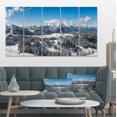 thumbnail image 1 of Panorama d'Hiver des Alpes Autrichiennes - Impression sur Toile Paysage, 1 of 3