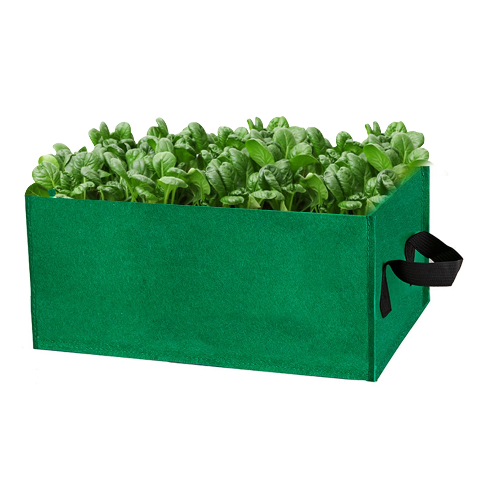 Labymos Rectangle Garden Grow Bags Planter Box Planting Beds Grow Pots with Handles Breathable Felt