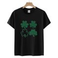thumbnail image 4 of QIPOPIQ T-Shirts à Manches Courtes pour Femmes à Col Rond T-Shirts de la Saint-Patrick Tunique Shamrock T-Shirt T-Shirt Vert T-Shirts de la Saint-Patrick Hauts T-Shirt T-Shirts de Fête T-Shirts Graphiques Aubaines, 4 of 4