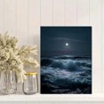 thumbnail image 2 of Qisvanset Beach Wave Ocean Canvas Print 12x16 Inch Resort Wall Decor, 2 of 8