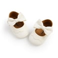 thumbnail image 3 of Newborn Girls PU BowKnot Princess Shoes, 3 of 6