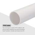 thumbnail image 4 of Unique Bargains PVC Rigid Round Pipe 45.2mm ID 50mm OD 20cm/8' Length White High Impact for Water Pipe, Crafts, Cable Sleeves, 4 of 6