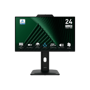 MSI 24" IPS 1920 x 1080 (FHD), 120Hz, Built-in Webcam and Speaker, Height Adjustable (PRO MP242PMG)