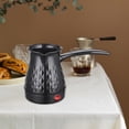 thumbnail image 3 of Tnarru Electric Coffee Pot Tea Kettle Turkish Coffee Maker for Camping Kitchen Cafe Black, 3 of 7