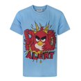 thumbnail image 1 of Angry Birds Boys Blue Red Alert Short Sleeved T-Shirt (13-14 Years), 1 of 1