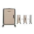 thumbnail image 3 of axGear Collapsible Compact Luggage 20 Inch Suitcase Travel Light Foldable Carry-on Black, 3 of 3