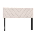 thumbnail image 1 of Gymax Linen Fabric Upholstered Headboard Rectangular Headboard w/ Solid Wood Legs, 1 of 10
