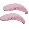 thumbnail image 4 of 2pcs Soft Chair Arm Rest Covers Stretchable Office Chair Armrest Slipcovers - Black, 4 of 6