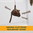 thumbnail image 2 of Pet Zone Play N Squeak Batting Practice Interactive Mouse Door Hanger Cat Toy, 2 of 7