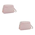 thumbnail image 1 of Ruiboury Large-Capacity Toiletries Cosmetic Bag - Suffice Daily With No Loose Thread Sundries Travel Pink 2Set, 1 of 6