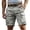 Grey, variant on Tumotour Cargo Shorts For Men Summer Sports Casual Wild Solid Color Outdoor Work Relaxed Work Shorts With Multi-Pockets