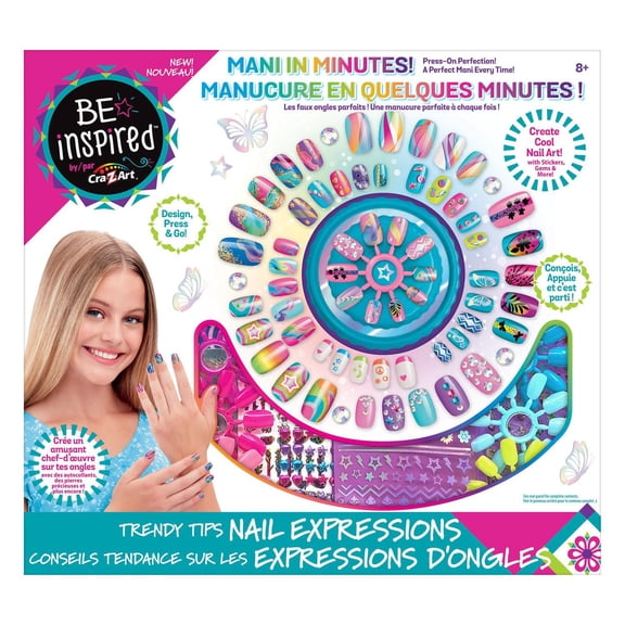 Cra-Z-Art: BE INSPIRED Expressions Tendances pour Ongles, 8+.  Un cadeau idéal pour toutes les occasions.
