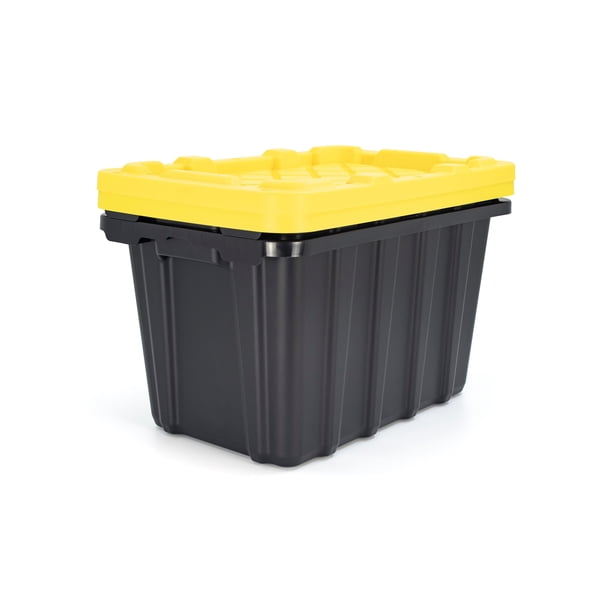 Tuff StoreTM 45L (11.9 gal.), Heavy Duty - Safety Yellow & Carbon