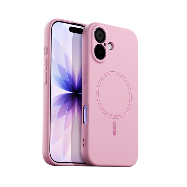 GadgetCom Magnetic Case Compatible with Apple iPhone 17, Liquid Silicone Cover Shell With Camera Protection
