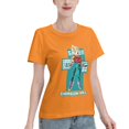 thumbnail image 2 of T-Shirt Basique à Manches Courtes pour Femmes Super Saiyan, 2 of 6