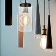 thumbnail image 3 of AMERTEER Clear Glass Lampshade Ceiling Light Shade Pendant Light Shade Lamp Cover, 3 of 6